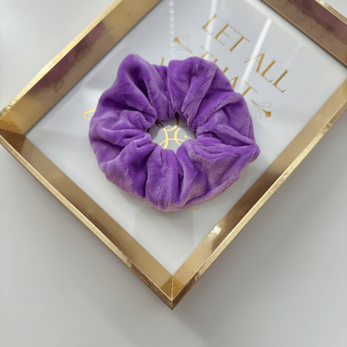 SCRUNCHIE WELUR LAWENDA